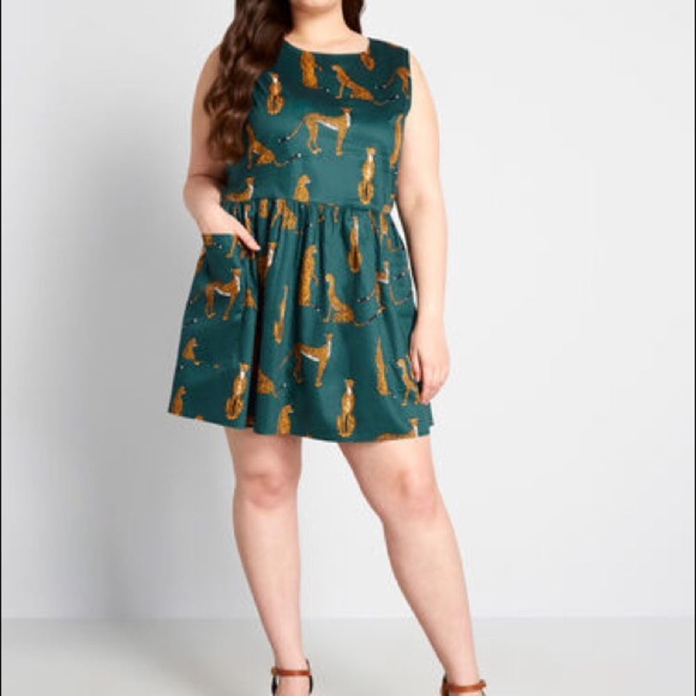 ModCloth Cheetah Dress